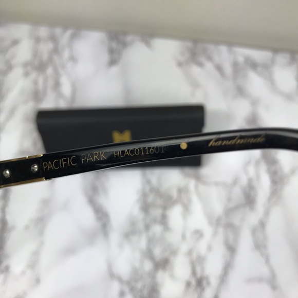 NEW Heirloom Black Miramar Blue Lens Sunglasses - Picture 3 of 6